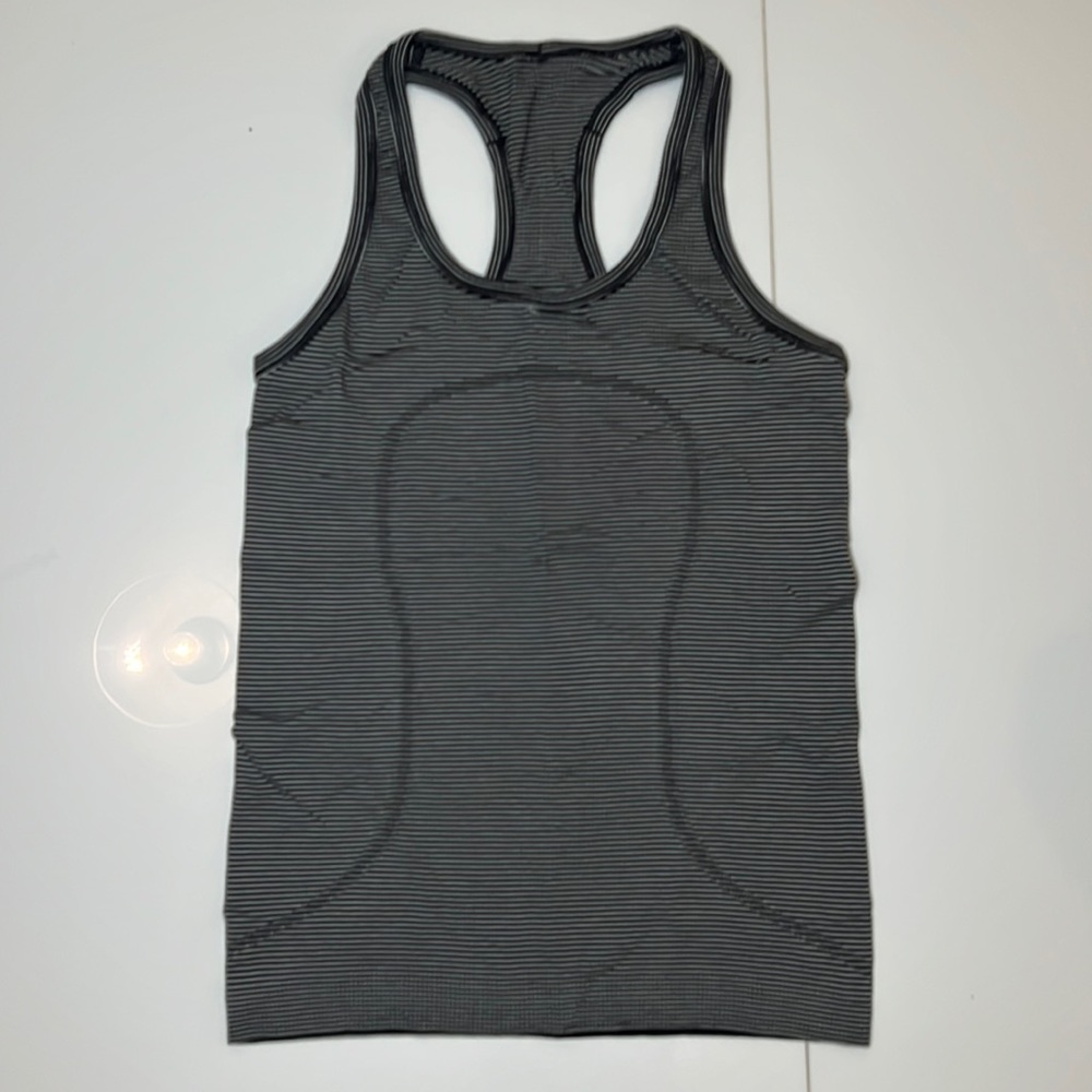 Lululemon Striped Swiftly Racerback Tank Size 6